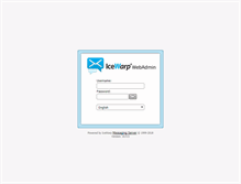 Tablet Screenshot of mailadmin.primanet.dk